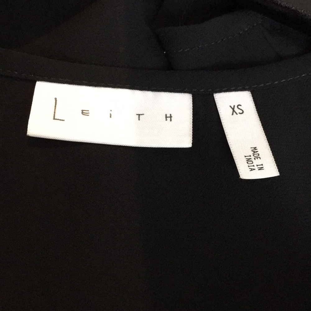 LEITH long black sheer dress - Picture 5 of 9